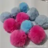 Bola de Pelo de Coelho Sintético 6-8cm Bola de Pelo de Coelho Rex Acessórios para Sapatos e Chapéus Acessórios de Joias Artesanais Acessórios para Roupas Sapatos e Chapéus Bolsas