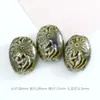 Rábano verde con forma de hueso, cuentas de cerámica, pulsera, collar, accesorios, cuentas sueltas, material para joyería hecha a mano DIY, cuentas