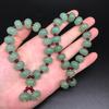 Pulseira de Contas de Abóbora Cor de Jade Dourado de Seda de Xinjiang Pulseira de Jade Joias Fornecimento ao Vivo Cadeia de Suprimentos