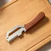 Descascador multifuncional espessado, fatiador de cebola de aço inoxidável, descascador para cortar cebolinha, descascador de frutas de cozinha, fatiador de cana-de-açúcar