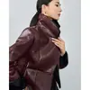 Abrigo de Piel Sintética de Alta Gama Integrado con Cuero PU para Mujer, Nuevo Estilo Otoño/Invierno 2026, Cuello de Solapa, Moda Motociclista, Top Versátil