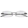 Armazón de Gafas para Miopía Sin Marco de Titanio Puro con Lentes Graduados, Producto Terminado, Armazón de Gafas Ultraligero para Hombre, Fotocromático