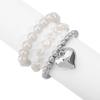 B2705 Europeu e Americano Moda Requintado Amor Pérola Pulseira terno Barroco Doce Casual All-match Colar Frisado