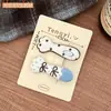 Nuevo y lindo pasador para el pelo con forma de estrella para cachorros, para el flequillo, versátil y femenino, accesorio para el pelo de pato de dibujos animados