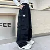 Calça de trabalho feminina 100% algodão, estilo primavera/outono, nova coleção de outono 2026, grossa e quente, modelagem solta, afina a silhueta, calça casual, moderna