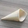 Rollo de cuero de madera al por mayor Contenedor de rollo de huevo de cuero de madera taza de cuerno helado desechable Venta directa de fábrica de cuero de madera