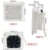 Ventilador de escape para autocaravana, adecuado para refrigeradores Ford Transit, Great Wall e Iveco, orificios de ventilación de la batería, rejillas de entrada y salida, ventilador de escape
