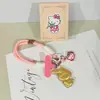 Shuibei Oro Oro Puro 999 Llavero para Teléfono Móvil Bolso Colgante de Moda Kuromi Exquisita Colección de Regalos Regalo
