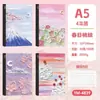 Cuaderno Nuevo Estilo Pintura Famosa para Estudiantes y Niños, Diario Rayado de Alta Calidad, Cuaderno de Tareas A5 Engrosado