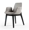 Sillón, silla de recepción y sala de juntas, lujo ligero estilo italiano, diseño minimalista moderno, sillón de club, sillón de diseñador creativo