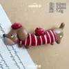 Pinza para el pelo de perro salchicha de dibujos animados, lindo clip para flequillo de la frente, clip lateral, clip de pico de pato, clip para pelos sueltos, horquilla, tocado