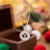 Amazon Moda Transfronteiriça Luxo Leve Criativo Alfabeto Inglês 26 Letras Pingente Completo em Zircônia Cobre Colar Nicho Acessório de Alta Qualidade