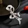 Broche de lazo exquisito de lujo de alta gama súper flash para abrigo, traje, prendedor, accesorios al por mayor