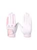 Guantes de Golf para Mujer, Transpirables, Antideslizantes, Guantes de Tela de Microfibra, Suaves, Resistentes al Desgaste y Cómodos, 1 Par de Guantes para Manos Izquierda y Derecha