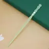 Pasador de Acetato Accesorios para el Cabello Pasador de Imitación de Jade Pasador de Estilo Antiguo Dinastía Han Pasador de Acetato al por Mayor Pasador de Hoja Acrílica