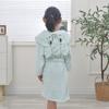 Roupão Infantil Desenho Animado com Capuz Coral Fleece Que Não Solta Pelos Pijama Toalha de Banho Camisola Roupa de Casa Inverno Espessurado e Quente