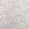 Tela de encaje personalizada de fábrica Encaje de hilo de chenilla de moda Calcetines para vestido de mujer Tela de encaje tejida