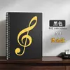 Carpeta de Partituras A4 para Partituras de Piano, No Reflectante, Soporte de Partituras Personalizable, 20/40/60 Páginas, Carpeta Multifuncional para Partituras