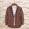 Nueva Camisa a Cuadros Primavera/Verano 2025 Camisa de Longitud Media para Mujer Estilo Coreano Corte Holgado Cardigan para el Trabajo Moda Casual
