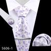Mancuernillas cuadradas de corbata alta para hombre traje Vestido Negocios Banquete Boda Poliéster Corbata Larga Fábrica de Shengzhou