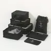 Conjunto de Bolsas Organizadoras de Viagem Bolsa de Armazenamento Mala Roupas Portátil Roupa Íntima Sapatos Bolsa de Embalagem de Viagem Frete Transfronteiriço Aliexpress