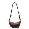 Bolsas Femininas Retrô Simples Estilo Francês Chifre Tendência Personalidade Atacado Moda Design de Nicho Versátil Casual Transversal