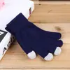 Versión de otoño e invierno guantes con pantalla táctil hombres y mujeres pueden guantes con pantalla táctil lana cálido teléfono móvil juego guantes mágicos