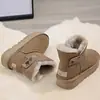 Botas de Nieve Populares Rellenas Todo en Uno para Mujer en Invierno 2025 Nuevos Zapatos de Algodón Cálidos Acolchados de Terciopelo para Mujer Zapatos Antideslizantes