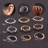 Venda quente AliExpress nova personalidade zircônia micro incrustada piercing de nariz cobre prego osso da orelha comércio exterior quente joias de piercing atacado