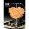 Máquina de Lotería Manual con Bolas de 2.7cm Máquina de Selección de Números de Gran Capacidad Acrílico Redondo Evento Promocional de la Fortuna