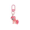 Llavero Colgante de Pony Lindo y Colorido Corazón de Niña Colgante Pequeño Dibujo Animado Colgante de Estudiante Colgante Pequeño de Resina