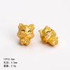 Oro Mate diy accesorios de joyería agujero pasante cuentas doce signos del zodiaco caricatura año de nacimiento cuerda roja cuentas de la suerte pulsera al por mayor