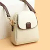 Moda Nova Transfronteiriça Bolsa Pequena de Ombro Único Tendência Bolsa para Celular Feminina Couro Macio Versátil Bolsa Transversal Europeia e Americana Atacado Transfronteiriço
