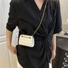 Bolsa de Corrente Acolchoada Xadrez 2026 Tendência Moda Casual Ombro Transversal Elegante Simples Retrô Pequena Quadrada