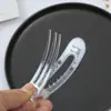 Plástico transparente presilha de cabelo presilha tubarão presilha de cabelo oca cor primária atacado simples diy pequeno grampo de fixação acessórios material da presilha inferior
