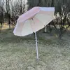 Sombrilla de playa directa de fábrica sombrilla solar oblicua para exteriores sombrilla solar para exteriores varilla de aluminio sombrilla de playa personalizada comercio exterior 210 cm