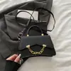 Bolsas Femininas Transfronteiriças Verão 2026 Cor Sólida Simples Nova Moda Versátil Bolsa de Ombro Único Transversal Bolsa de Mão Pequena Quadrada