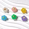 Juguete de Comida Colorido 3D Simulado Calabaza Accesorios de Resina DIY Pegamento de Crema Funda de Teléfono Pasador Calcomanías para Tazas