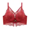 Nuevo Sujetador Sexy Engrosado de Reunión para Bustos Pequeños sin Aro de Encaje No Magnético Ropa Interior Traje para Mujer