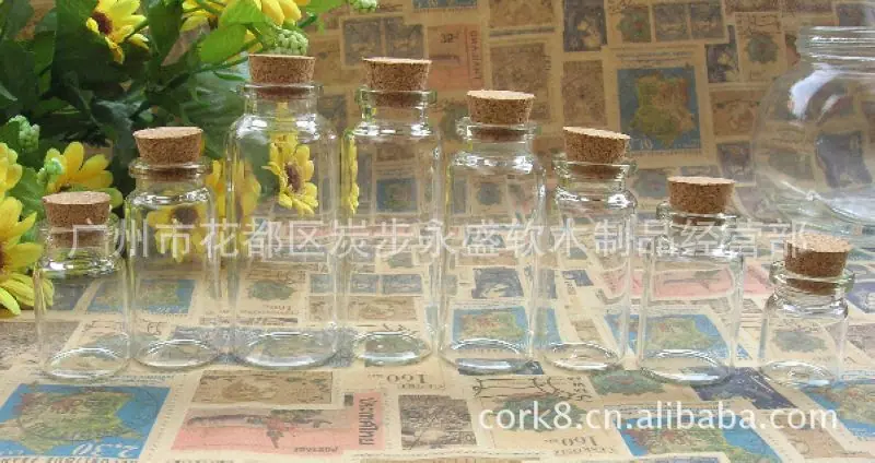 12口径玻璃瓶配软木塞