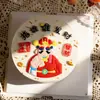 Adorno para Pastel Famoso en Internet del Dios de la Riqueza, Figura Suave de Goma del Dios de la Riqueza, Quienquiera que Señale la Figura se Hará Rico, Decoración de Mesa de Postres para Hornear Cumpleaños