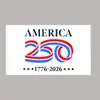 Bandera de Fondo para Cumpleaños del 250 Aniversario Americano Transfronteriza Bandera de Jardín 1776-2026 Bandera Decorativa del Día de la Independencia
