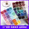 Perlas de cera octogonales, 100 estilos en compartimentos separados, perlas de cera para sellos de cera, empaque de caja de color mixto, venta al por mayor