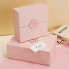Caja de Regalo Magnética Rosa Rosa Día de San Valentín Regalo para Dama de Honor Caja Vacía Salón de Belleza Set de Cuidado de la Piel Caja de Regalo Mayoreo