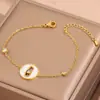 Pulseira Popular de Aço Titânio Transfronteiriça, Não Desbota, Pulseira de Zircônia em Formato de Coração, Alta Qualidade, Luxo Leve, Pulseira de Nicho para Mulheres