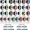 Adecuado para Correa de Apple Watch Hebilla de 8 caracteres Correa de Apple Watch Bicolor Correa para iWatch Apple Correa de reloj de silicona Apple Nike