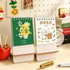 Calendario de Escritorio Mini 2027, Soporte de Madera para Teléfono, Calendario Mensual, Adorno de Escritorio, Año del Cordero, Planificador de Registro Diario, Regalo