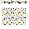 Wx-Negro Temporada de Graduación Papel Sydney 17g Dulce de Regalo Papel de Envoltura a Prueba de Humedad Estrella Raya Papel Decorativo de Copia