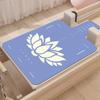 Colchonete de Pilates para Core Mat Antiderrapante Mat de Treinamento para Posicionamento Colchonete de Yoga Borracha Natural Colchonete Antiderrapante para Yoga