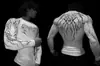 Breathedivinity Marca Americana de Moda Estilo Oscuro Camiseta de Manga Larga para Hombre Top Elástico para Deporte y Fitness